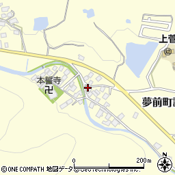 兵庫県姫路市夢前町護持486周辺の地図