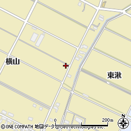 愛知県安城市福釜町横山39周辺の地図