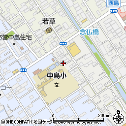 静岡県静岡市駿河区西島894-6周辺の地図