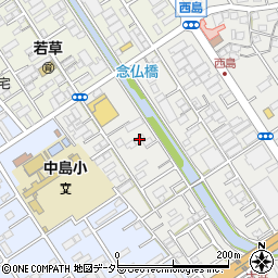 静岡県静岡市駿河区西島859周辺の地図