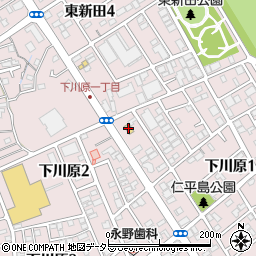 ファミリーマート下川原一丁目店周辺の地図