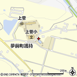 兵庫県姫路市夢前町護持376周辺の地図