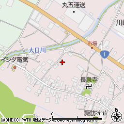 滋賀県甲賀市土山町市場259周辺の地図