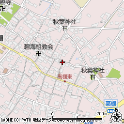 愛知県安城市高棚町郷418周辺の地図