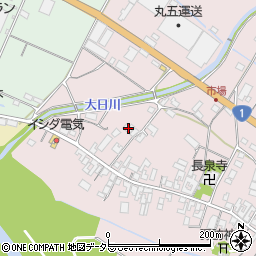 滋賀県甲賀市土山町市場290周辺の地図