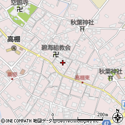 愛知県安城市高棚町郷368周辺の地図