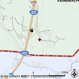 京都府亀岡市西別院町神地向ノ前34-1周辺の地図
