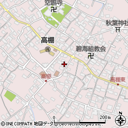 愛知県安城市高棚町郷246周辺の地図