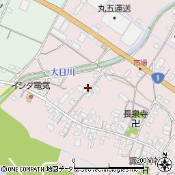 滋賀県甲賀市土山町市場264周辺の地図