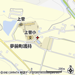 兵庫県姫路市夢前町護持371周辺の地図