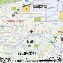 京都府京都市伏見区石田大受町10-6周辺の地図