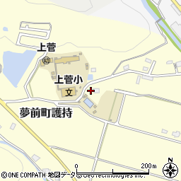 兵庫県姫路市夢前町護持360周辺の地図