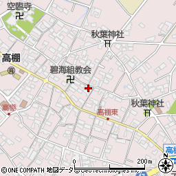 愛知県安城市高棚町郷364周辺の地図