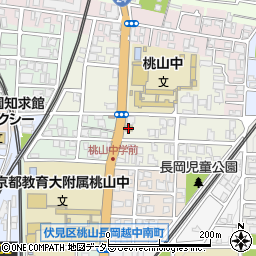 りらくる伏見桃山店周辺の地図