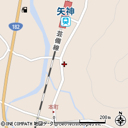 岡山県新見市哲西町矢田396周辺の地図