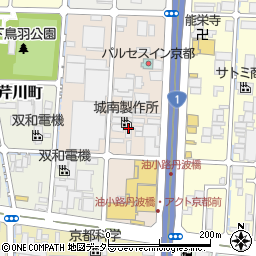 城南製作所周辺の地図