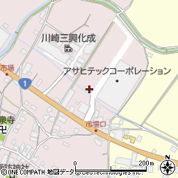 滋賀県甲賀市土山町市場458-1周辺の地図