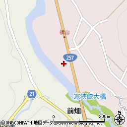 愛知県新城市横川原周辺の地図