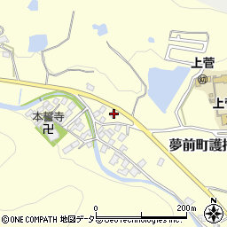 兵庫県姫路市夢前町護持484周辺の地図