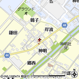 愛知県岡崎市島坂町岸波41周辺の地図