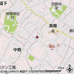 愛知県安城市高棚町郷162周辺の地図