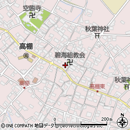 愛知県安城市高棚町郷330周辺の地図