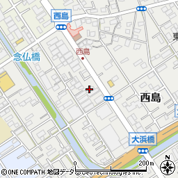 静岡県静岡市駿河区西島773周辺の地図
