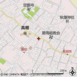 愛知県安城市高棚町郷236周辺の地図