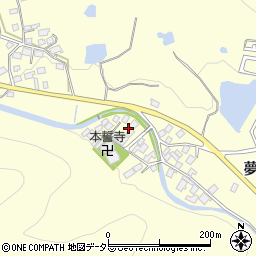 兵庫県姫路市夢前町護持502周辺の地図