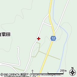 広島県庄原市東城町粟田1375周辺の地図