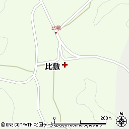 島根県邑智郡美郷町比敷周辺の地図