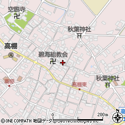 愛知県安城市高棚町郷362周辺の地図