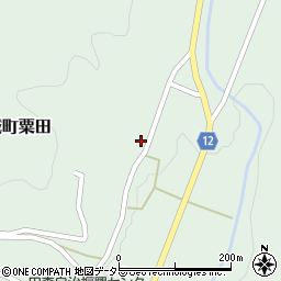 広島県庄原市東城町粟田1390周辺の地図