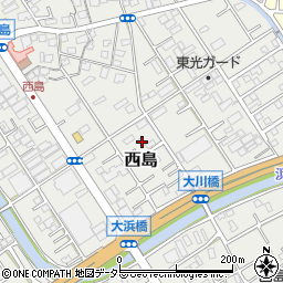 静岡県静岡市駿河区西島670-1周辺の地図