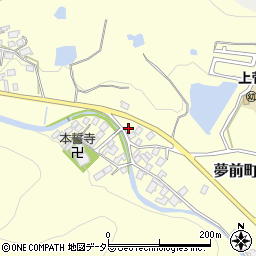 兵庫県姫路市夢前町護持488-1周辺の地図