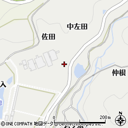 愛知県岡崎市丸山町佐田周辺の地図