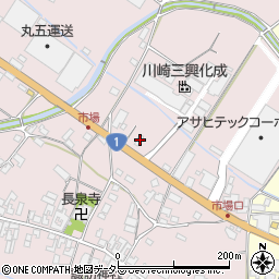 滋賀県甲賀市土山町市場399周辺の地図