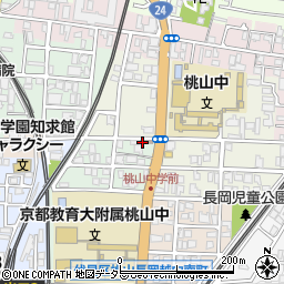 京都府京都市伏見区桃山井伊掃部東町35周辺の地図