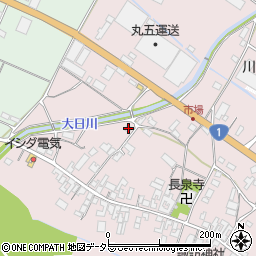 滋賀県甲賀市土山町市場262周辺の地図