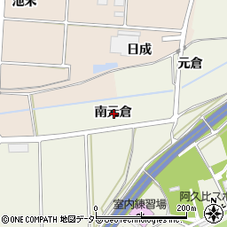 愛知県知多郡阿久比町卯坂南元倉周辺の地図