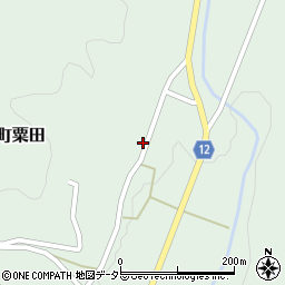 広島県庄原市東城町粟田1390-2周辺の地図