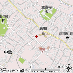 愛知県安城市高棚町郷172周辺の地図