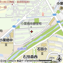 京都市小栗栖市営住宅管理事務所周辺の地図