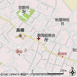 愛知県安城市高棚町郷323周辺の地図