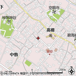 愛知県安城市高棚町郷171周辺の地図