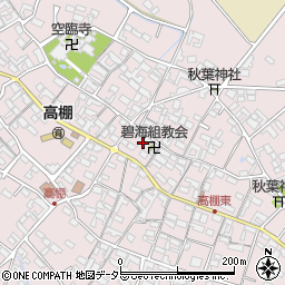 愛知県安城市高棚町郷329周辺の地図