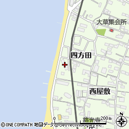 愛知県知多市大草四方田48周辺の地図