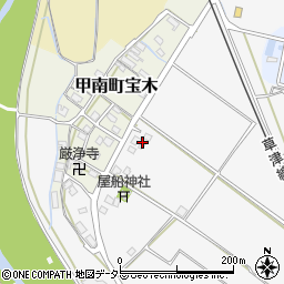 滋賀県甲賀市甲南町森尻677周辺の地図