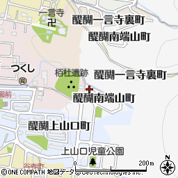 京都府京都市伏見区醍醐柏森町36-11周辺の地図