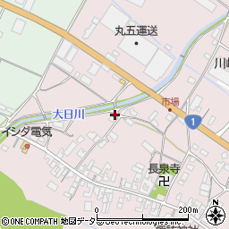 滋賀県甲賀市土山町市場261周辺の地図